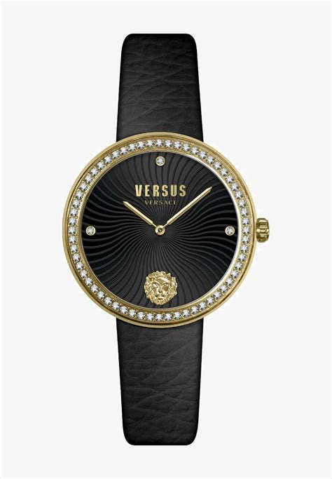 versus versace uhr schwarz ionen plattierung|versace versus men's.